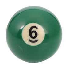 6 pool ball